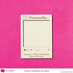 Shaker box – ramka “Osiemnastka”