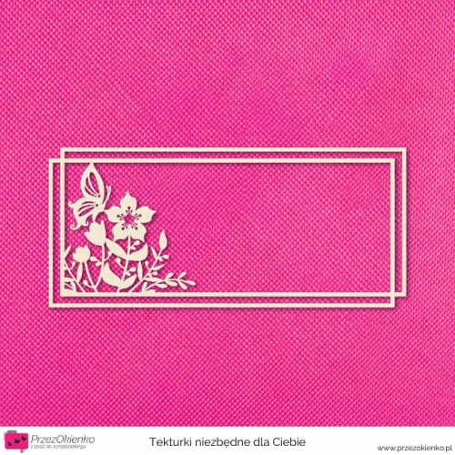 ramka prostokatna z kwiatkami i motylkiem.jpg