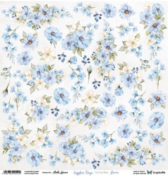 Sapphire Days Flowers - Arkusz Do Wycinania