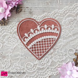 Serce a'la piernik 02 (warstwowe, dwukolorowe)