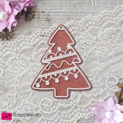 Choinka a'la piernik 03 (warstwowa, dwukolorowa)