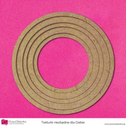 Zestaw 5 obręczy HDF