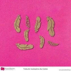 Pióra -zestaw 8 sztuk HDF