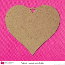 Serce duże z zawieszką HDF