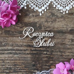 Napis "Rocznica Ślubu"