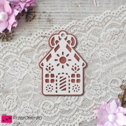 Domek a'la piernik 02 (warstwowy, dwukolorowy)