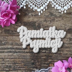 Napis warstwowy "Pamiątka Prymicji"