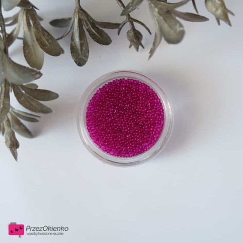 mikrokulki szklane kolorowe ciemny roz.jpg