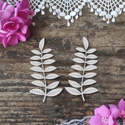 Liście jarzębiny - 2 sztuki