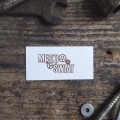 stempel gumowy napis meski swiat z trybikami  scrapbooking