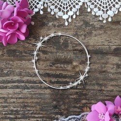 Ramka okrągła z gwiazdkami