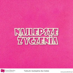 Napis “Najlepsze życzenia”