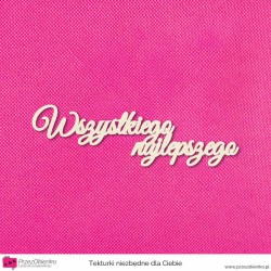 Napis “Wszystkiego najlepszego”