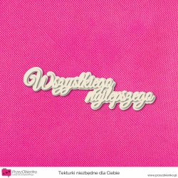 Napis “Wszystkiego najlepszego” 01, warstwowy