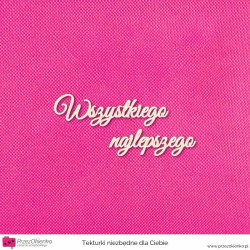 Napis “Wszystkiego najlepszego” 01, osobno