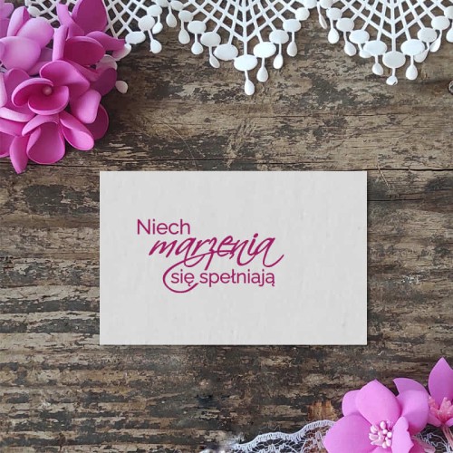 napis stempel niech marzenia sie spelniaja odbicie.jpg