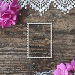 Ramka znaczek pocztowy, idealna na ATC