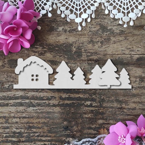 domek z choinkami tekturki scrapbooking.jpg