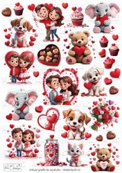 Walentynki 01- arkusz cyfrowy 