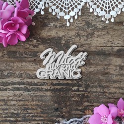 Napis warstwowy "Miłość nie zna granic"