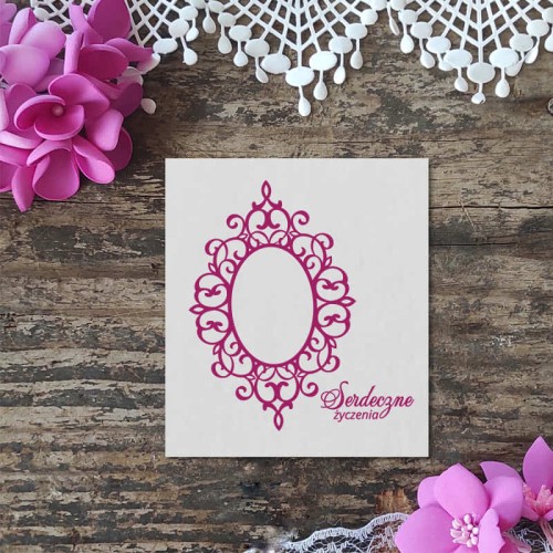 ramka owalna z napisem serdeczne zyczenia odbicie stempel gumowy scrapbooking.jpg