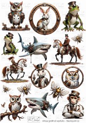 Steampunk 03- arkusz cyfrowy