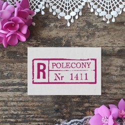 Stempel pocztowy  - Polecony