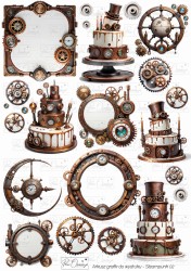 Steampunk 02- arkusz A4 