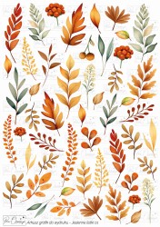Jesienne listki 01 - arkusz cyfrowy