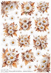 Jesienne kwiatki 02 - arkusz cyfrowy