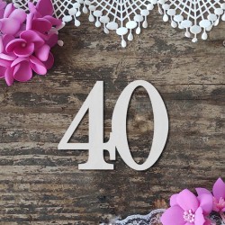40 - duża cyfra