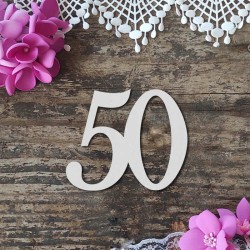 50 - duża cyfra