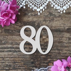80 - duża cyfra