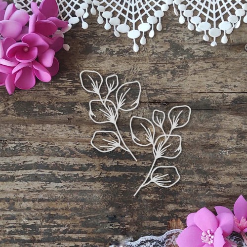 listki eukaliptusa zestaw 2 sztuk tekturki scrapbooking przez okienko.jpg