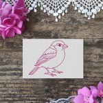 Stempel ptaszek większy