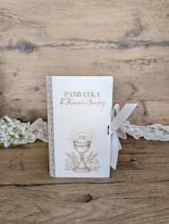 Pudełko tekturkowe na banknoty – kielich z hostią