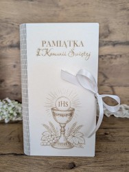 Pudełko tekturkowe na kartkę DL - kielich z hostią