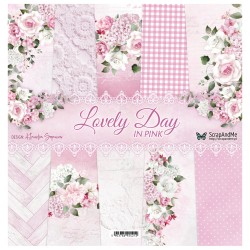 Zestaw papierów Lovely Day IN PINK - 30,5 x 30,5cm