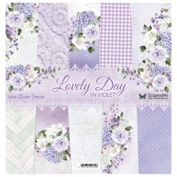 Zestaw papierów Lovely Day IN VIOLET - 30,5 x 30,5cm