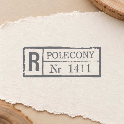 Stempel pocztowy  - Polecony