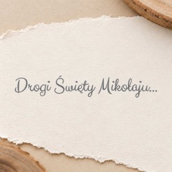 Stempel „Drogi Święty Mikołaju…”
