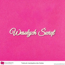 Napis “Wesołych Świąt” 01