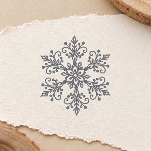 sniezynka z ornamentami odbicie stempel gumowy.jpg
