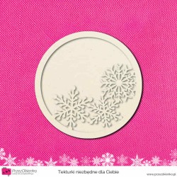 Shaker box – 3 śnieżynki