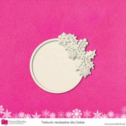 Shaker box – śnieżynki i gałązki (warstwowe)