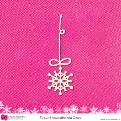 Śnieżynka na sznureczku