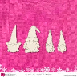 Rodzinka Skrzatów – 4sztuki (gnomy)