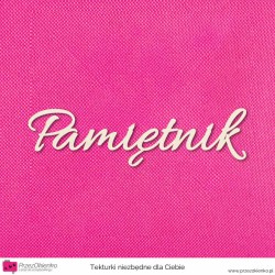 Napis “Pamiętnik” 01
