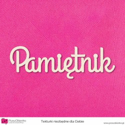 Napis “Pamiętnik” 05