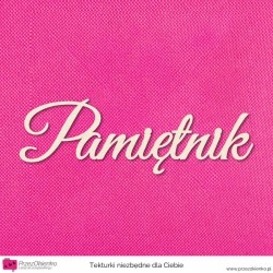 Napis “Pamiętnik” 06